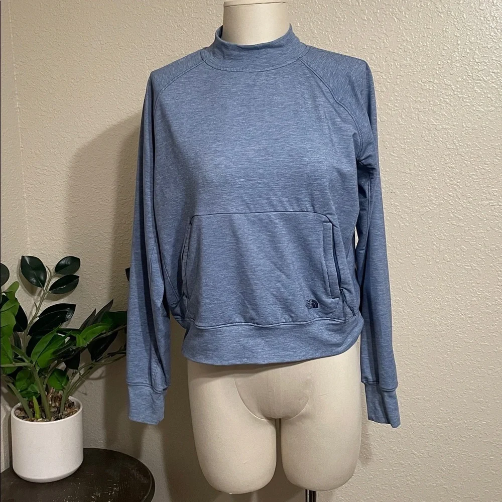 The North Face Juniper Blue Crew Neck Pullover